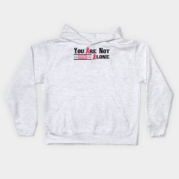 Times Up Cancer Kids Hoodie by FirstTees